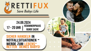 24.09.2024 Rettifux Kurs in Hünxe von 17 bis 20 Uhr der Hebammenpraxis Runde Sache 