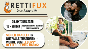 Rettifux Kurs in Volkmarsen Hebammenpraxis Neumond GbR am 05.10.2026 von 17:00-20:00 Uhr